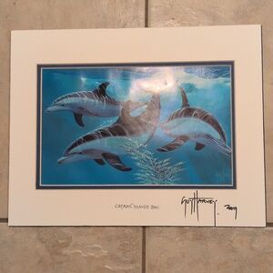 Guy Harvey Signed Print Cayman Islands BWI 2009